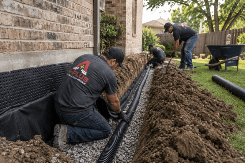 Custom Drainage Systems in Carrollton, TX